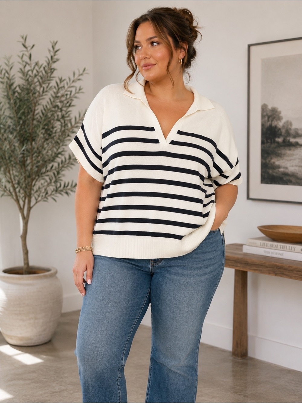 Nordstrom • NWT knit top PTP 27-34”